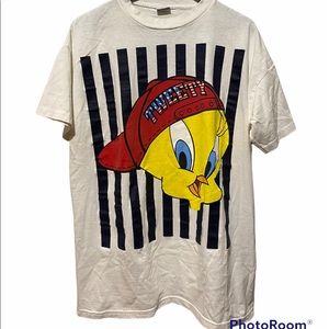 Vintage Looney Tunes Tweety Bird 1996 Adult XL T-Shirt